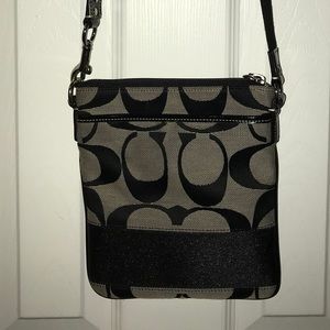 COACH crossbody messenger bag.